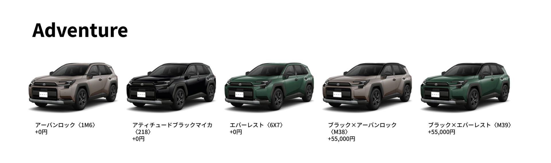 RAV4_Adventure_ボディカラー